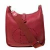 Hermes Vermillon Togo Leather Evelyne III GM Bag For Women -Deals Hermes Store luxury women hermes used handbags p212759 011