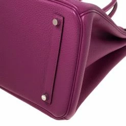 Hermes Tosca Togo Leather Palladium Hardware Birkin 35 Bag For Women -Deals Hermes Store luxury women hermes used handbags p216567 006