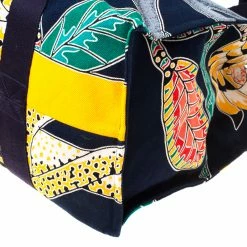 Hermes Multicolor Printed Canvas Maxi Savana Dance Beach Tote For Women -Deals Hermes Store luxury women hermes used handbags p219236 005