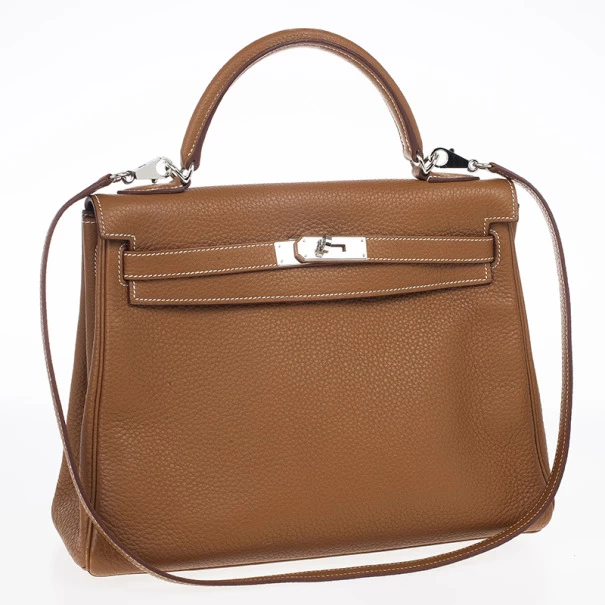 Hermes Tan Kelly 32cm For Women 5 Hermes Tan Kelly 32cm For Women - Image 3