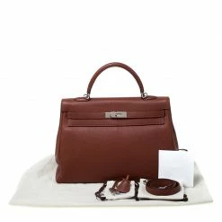 Hermes Sienne Togo Leather Palladium Hardware Kelly Retourne 35 Bag For Women -Deals Hermes Store luxury women hermes used handbags p219846 009