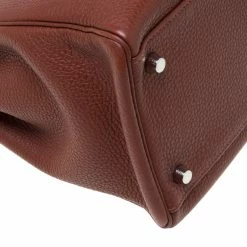 Hermes Sienne Togo Leather Palladium Hardware Kelly Retourne 35 Bag For Women -Deals Hermes Store luxury women hermes used handbags p219846 012