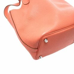 Hermes Crevette Clemence Leather Picotin Lock PM Bag For Women -Deals Hermes Store luxury women hermes used handbags p221129 005