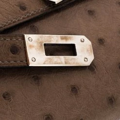 Hermes Vert Veronese Ostrich Leather Long Kelly Wallet For Women -Deals Hermes Store luxury women hermes used handbags p221131 007