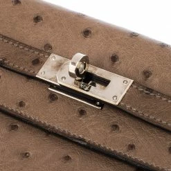 Hermes Vert Veronese Ostrich Leather Long Kelly Wallet For Women -Deals Hermes Store luxury women hermes used handbags p221131 009