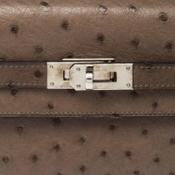 Hermes Vert Veronese Ostrich Leather Long Kelly Wallet For Women -Deals Hermes Store luxury women hermes used handbags p221131 014