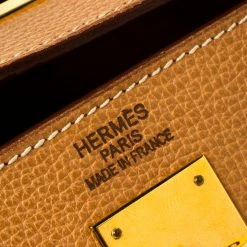 Hermes Natural Sable Vache Liegee Leather Gold Hardware Kelly Sellier 40 Bag For Women 24 Hermes Natural Sable Vache Liegee Leather Gold Hardware Kelly Sellier 40 Bag For Women -Deals Hermes Store luxury women hermes used handbags p225101 005