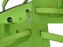 Hermes Apple Green Veau Gulliver Leather Gold Hardware Birkin 35 Bag For Women -Deals Hermes Store luxury women hermes used handbags p229986 005