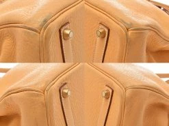 Hermes Saffron Leather Gold Hardware Birkin 35 Bag For Women -Deals Hermes Store luxury women hermes used handbags p229990 004