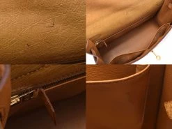 Hermes Chestnut Ostrich Gold Hardware Kelly Sellier 32 Bag For Women -Deals Hermes Store luxury women hermes used handbags p230008 005