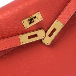 Hermes Rose Jaipur Epsom Leather Gold Hardware Kelly Sellier 28 Bag For Women 18 Hermes Rose Jaipur Epsom Leather Gold Hardware Kelly Sellier 28 Bag For Women -Deals Hermes Store luxury women hermes used handbags p232167 007