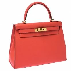 Hermes Rose Jaipur Epsom Leather Gold Hardware Kelly Sellier 28 Bag For Women 16 Hermes Rose Jaipur Epsom Leather Gold Hardware Kelly Sellier 28 Bag For Women -Deals Hermes Store luxury women hermes used handbags p232167 011