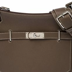 Hermes Etain Clemence Leather Jypsiere 31 Bag For Women -Deals Hermes Store luxury women hermes used handbags p233606 002