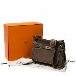 Hermes Etain Clemence Leather Jypsiere 31 Bag For Women -Deals Hermes Store luxury women hermes used handbags p233606 1571416758 013