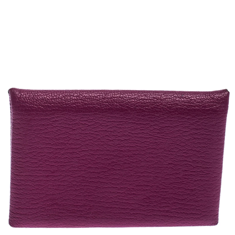 Hermes Magnolia Epsom Leather Calvi Cardholder For Women 6 Hermes Magnolia Epsom Leather Calvi Cardholder For Women - Image 4
