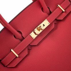 Hermes Rouge Pivoine Togo Leather Gold Hardware Birkin 30 Bag For Women -Deals Hermes Store luxury women hermes used handbags p242840 009