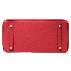 Hermes Rouge Pivoine Togo Leather Gold Hardware Birkin 30 Bag For Women -Deals Hermes Store luxury women hermes used handbags p242840 013