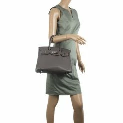 Hermes Graphite Togo Leather Birkin 30 For Women -Deals Hermes Store luxury women hermes used handbags p24291 002