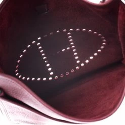 Hermes Bois De Rose Clemence Leather Evelyne III GM Bag For Women -Deals Hermes Store luxury women hermes used handbags p247622 005