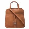 Hermes Brown Swift Leather Mini Halzan Bag For Women -Deals Hermes Store luxury women hermes used handbags p248099 005