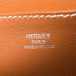 Hermes Brown Swift Leather Mini Halzan Bag For Women 22 Hermes Brown Swift Leather Mini Halzan Bag For Women -Deals Hermes Store luxury women hermes used handbags p248099 010