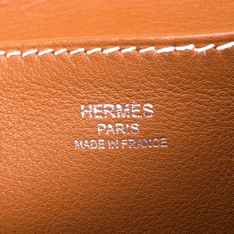 Hermes Brown Swift Leather Mini Halzan Bag For Women 11 Hermes Brown Swift Leather Mini Halzan Bag For Women - Image 9