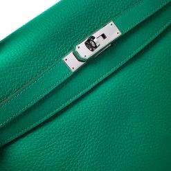 Hermes Bambou Clemence Leather Palladium Hardware Kelly Retourne 35 Bag For Women -Deals Hermes Store luxury women hermes used handbags p249807 006