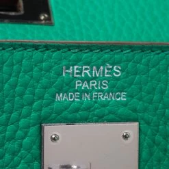 Hermes Bambou Clemence Leather Palladium Hardware Kelly Retourne 35 Bag For Women -Deals Hermes Store luxury women hermes used handbags p249807 010