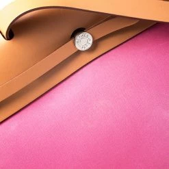 Hermes Rose Lipstick/Natural Canvas And Leather Herbag Zip 39 Bag For Women -Deals Hermes Store luxury women hermes used handbags p250794 006
