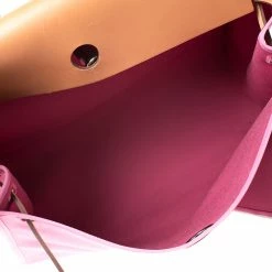 Hermes Rose Lipstick/Natural Canvas And Leather Herbag Zip 39 Bag For Women -Deals Hermes Store luxury women hermes used handbags p250794 013