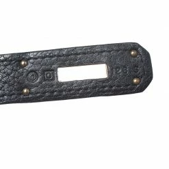 Hermes Black Fjord Leather Gold Hardware Birkin 35 Bag For Women -Deals Hermes Store luxury women hermes used handbags p252390 010