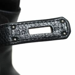 Hermes Black Togo Leather Silver Hardware Birkin 40 Bag For Women 23 Hermes Black Togo Leather Silver Hardware Birkin 40 Bag For Women -Deals Hermes Store luxury women hermes used handbags p256421 004