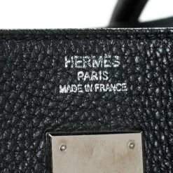 Hermes Black Togo Leather Silver Hardware Birkin 40 Bag For Women 24 Hermes Black Togo Leather Silver Hardware Birkin 40 Bag For Women -Deals Hermes Store luxury women hermes used handbags p256421 005