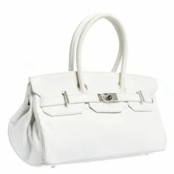 Hermes White Taurillon Clemence Leather Palladium Hardware Shoulder Birkin 42 Bag For Women -Deals Hermes Store luxury women hermes used handbags p256959 1591593180 013