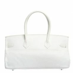 Hermes White Taurillon Clemence Leather Palladium Hardware Shoulder Birkin 42 Bag For Women -Deals Hermes Store luxury women hermes used handbags p256959 1591593183 014