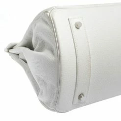 Hermes White Taurillon Clemence Leather Palladium Hardware Shoulder Birkin 42 Bag For Women -Deals Hermes Store luxury women hermes used handbags p256959 1591593193 017