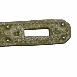 Hermes Anis Green Clemence Leather Palladium Hardware Birkin 35 Bag For Women -Deals Hermes Store luxury women hermes used handbags p260313 002