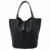 Hermes Black Togo Leather Gold Hardware Picotin GM Bag For Women -Deals Hermes Store luxury women hermes used handbags p261159 001