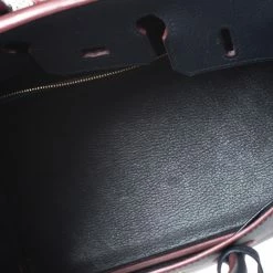 Hermes Blue Marine Epsom Leather Gold Hardware Birkin 25 Bag For Women -Deals Hermes Store luxury women hermes used handbags p265498 004