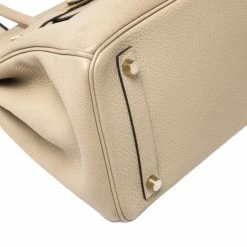 Hermes Beige Togo Leather Gold Hardware Birkin 30 Bag For Women -Deals Hermes Store luxury women hermes used handbags p265565 012