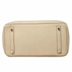 Hermes Beige Togo Leather Gold Hardware Birkin 30 Bag For Women -Deals Hermes Store luxury women hermes used handbags p265565 013