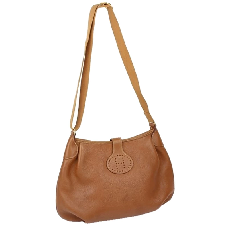 Hermes Brown Leather Rodeo II Bag For Women 4 Hermes Brown Leather Rodeo II Bag For Women - Image 2