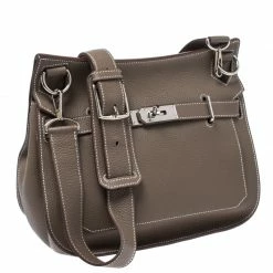 Hermes Etain Togo Leather Palladium Hardware Jypsiere 31 Bag For Women -Deals Hermes Store luxury women hermes used handbags p266565 004