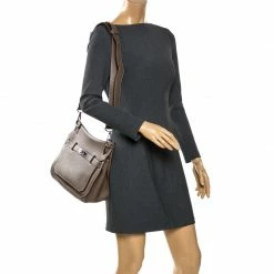 Hermes Etain Togo Leather Palladium Hardware Jypsiere 31 Bag For Women -Deals Hermes Store luxury women hermes used handbags p266565 013