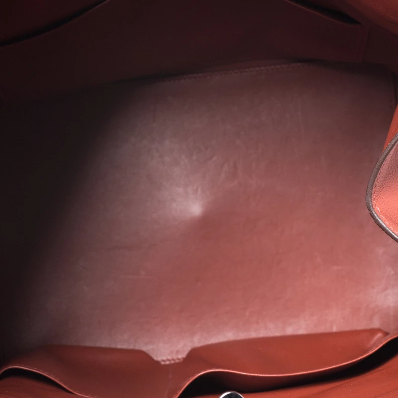 Hermes Rouge Venitinne Ever Color Leather Palladium Toolbox 26 Bag For Women 9 Hermes Rouge Venitinne Ever Color Leather Palladium Toolbox 26 Bag For Women - Image 7