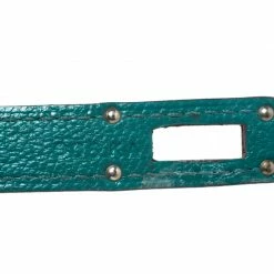 Hermes Vert Vertigo Taurillon Novillo Leather Classic Kelly Wallet For Women -Deals Hermes Store luxury women hermes used handbags p268021 007