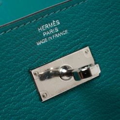 Hermes Vert Vertigo Taurillon Novillo Leather Classic Kelly Wallet For Women -Deals Hermes Store luxury women hermes used handbags p268021 008