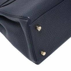 Hermes Indigo Blue Togo Leather Gold Hardware Kelly Retourne 28 Bag For Women -Deals Hermes Store luxury women hermes used handbags p268082 012