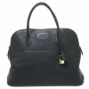 Hermes Black Togo Leather Gold Hardware Bolide 35 Bag For Women