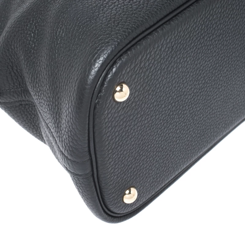 Hermes Black Togo Leather Gold Hardware Bolide 35 Bag For Women 14 Hermes Black Togo Leather Gold Hardware Bolide 35 Bag For Women - Image 12